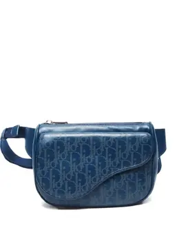 Christian Dior Pre-Owned: Голубая сумка 