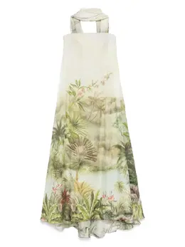 Elie Saab: Льняное платье 