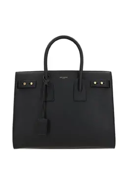 Saint Laurent: Чёрная сумка-шоппер  Sac de Jour