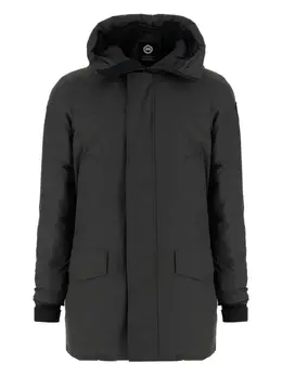 Canada Goose: Чёрный пуховик  Langford