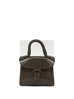 Delvaux: Коричневая сумка-шоппер 