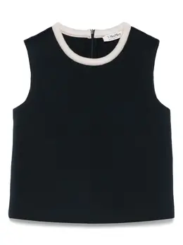 'S Max Mara: Голубой топ 