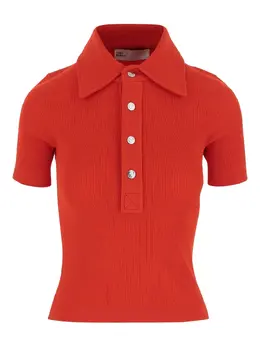 Tory Burch: Трикотажное поло 