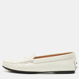 Tod's: Белые лоферы 