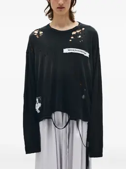 Ann Demeulemeester: Чёрная футболка 