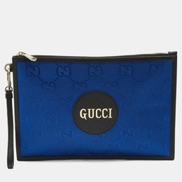 Gucci: Голубой клатч  Off The Grid
