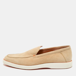 Santoni: Бежевые туфли 
