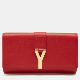 Saint Laurent Paris: Красный клатч 