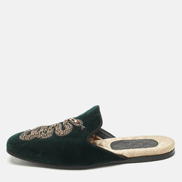 Gucci: Тёмные сабо 