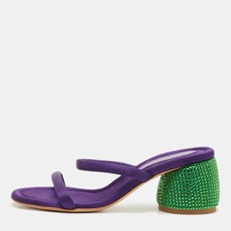 Gianvito Rossi: Фиолетовые сандалии 