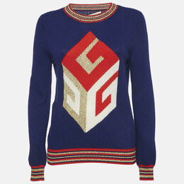 Gucci: Синий свитер 