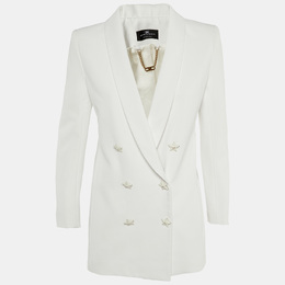 Elisabetta Franchi: Белый жакет 