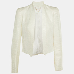 Elisabetta Franchi: Белый жакет 