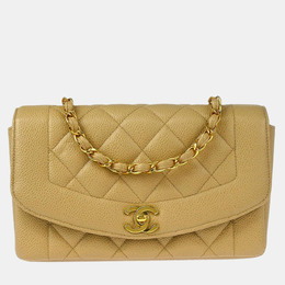 Chanel: Бежевая сумка 