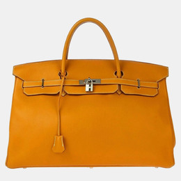 Hermes: Коричневая сумка  Birkin 45