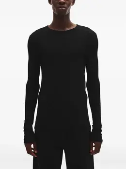 Ann Demeulemeester: Чёрная футболка 