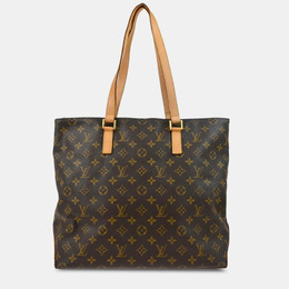Louis Vuitton: Коричневая сумка-шоппер 