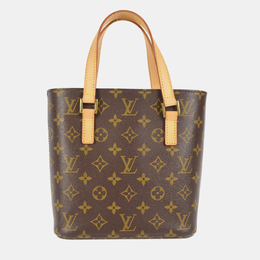 Louis Vuitton: Коричневая сумка-шоппер 