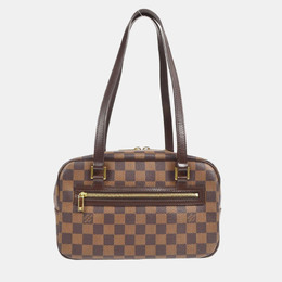 Louis Vuitton: Коричневая сумка 