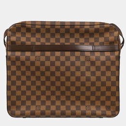 Louis Vuitton: Коричневая сумка 