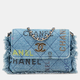 Chanel: Голубой клатч 