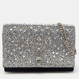 Alexander McQueen: Чёрный клатч  Skull