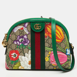 Gucci: Многоцветная сумка  Ophidia Flora