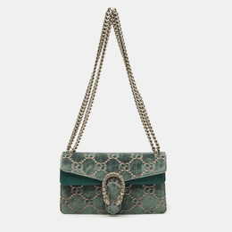 Gucci: Зелёная сумка  Dionysus