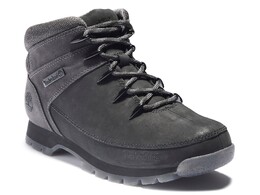 Timberland: Чёрные ботинки 