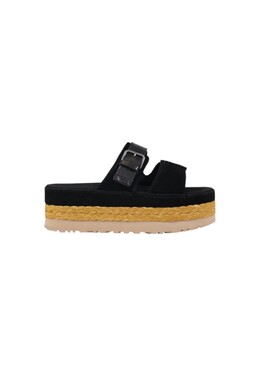 UGG: Чёрные сандалии 