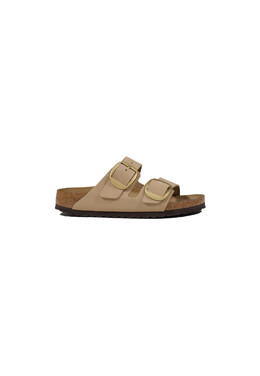 Birkenstock: Бежевые сандалии 