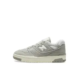 New Balance: Серые кеды 