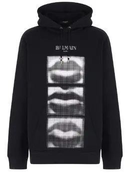 BALMAIN: Хлопковая толстовка 