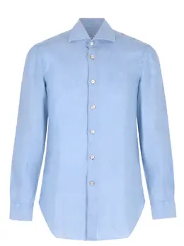 KITON: Льняная рубашка 