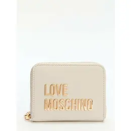 LOVE MOSCHINO: Бежевый кошелёк 