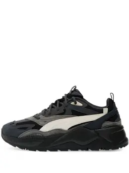 PUMA: Чёрные кроссовки  RS-X