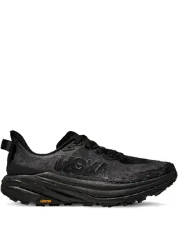 HOKA: Чёрные кроссовки 