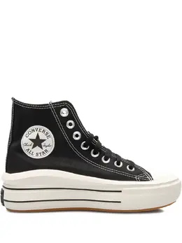 Converse: Чёрные кроссовки 
