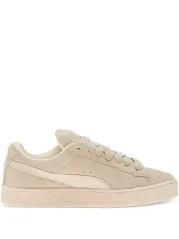PUMA: Бежевые кроссовки  Suede