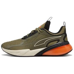 PUMA: Зелёные кроссовки  Running