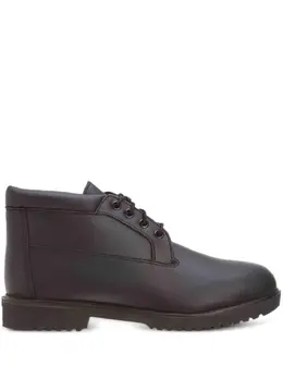 Timberland: Чёрные ботинки 