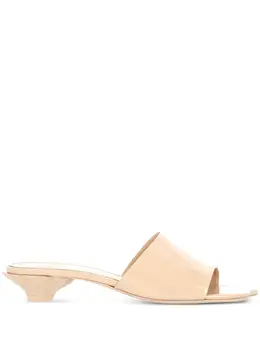 Chloé: Бежевые сабо 