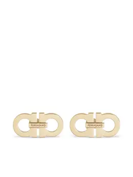 Ferragamo: Серьги  Double Gancini