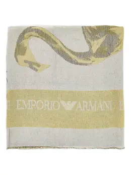 Emporio Armani: Зелёный шарф 