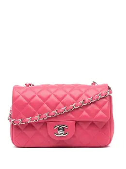 CHANEL Pre-Owned: Розовая сумка через плечо 
