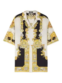 Versace: Рубашка с принтом 