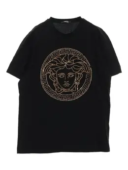 Versace Pre-Owned: Футболка со стразами 