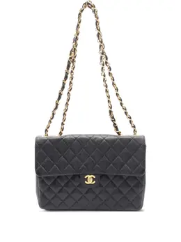 CHANEL Pre-Owned: Чёрная сумка 