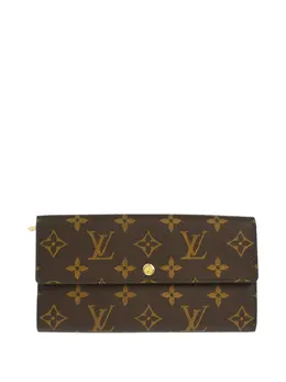 Louis Vuitton Pre-Owned: Коричневый кошелёк 