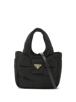 Prada Pre-Owned: Чёрная сумка-шоппер 